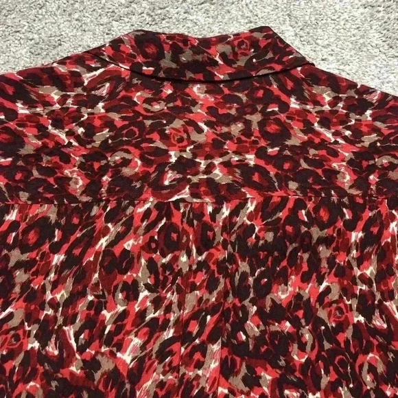 Equipment Button Down Shirt Long Sleeves Collared - Picture 9 of 11